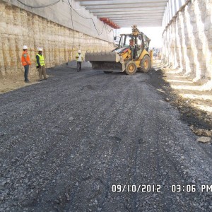 Back-Filling Works Of Metro Stations