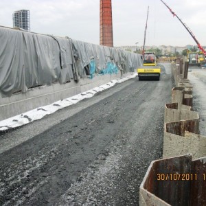 Back-Filling Works Of Metro Stations