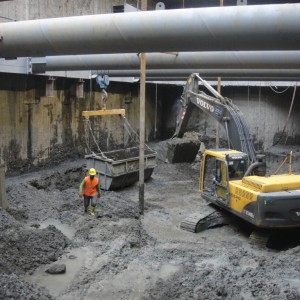 Ventilation Shafts Deep Excavation Project