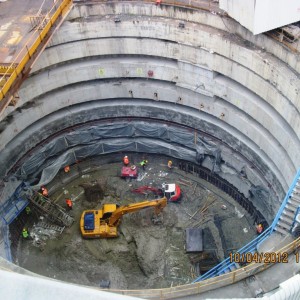 Ventilation Shafts Deep Excavation Project