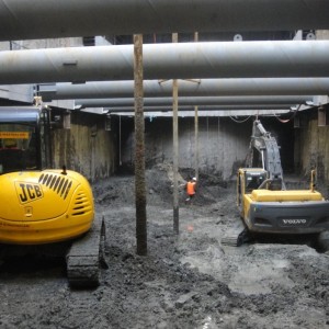 Ventilation Shafts Deep Excavation Project
