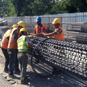PRF. PILE STEEL CAGES FABRICATION WORKS