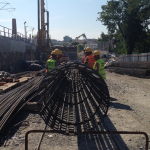 PRF. PILE STEEL CAGES FABRICATION WORKS