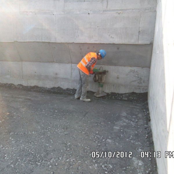 Back-Filling Works Of Metro Stations