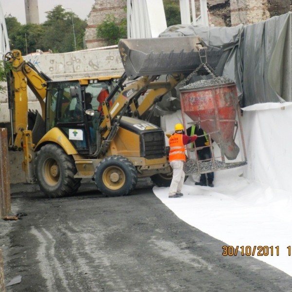 Back-Filling Works Of Metro Stations