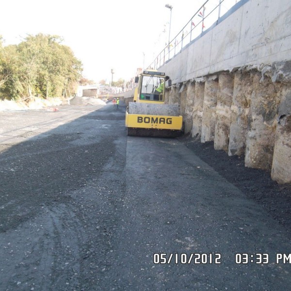 Back-Filling Works Of Metro Stations