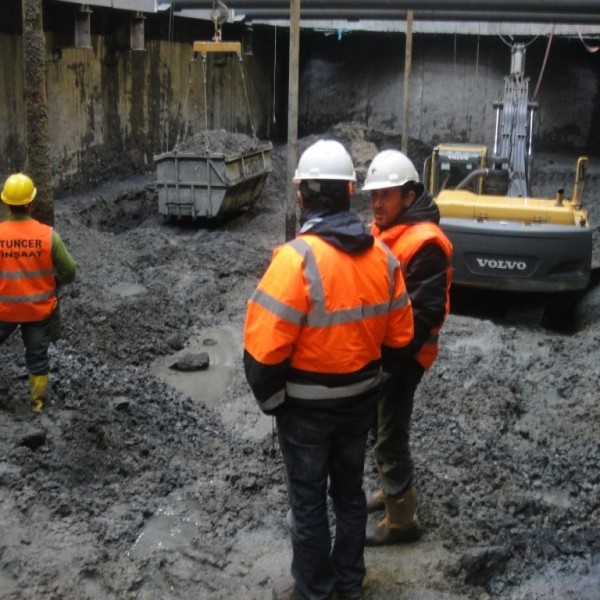 Ventilation Shafts Deep Excavation Project