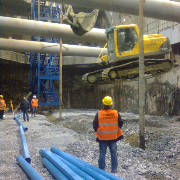 Ventilation Shafts Deep Excavation Project