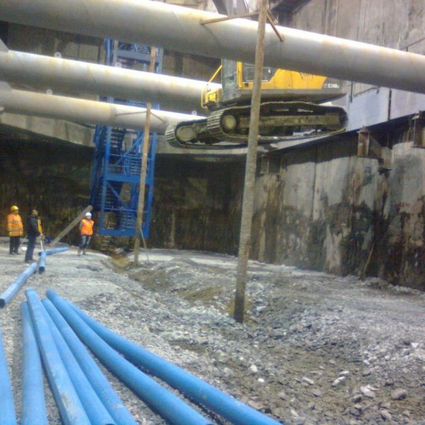 Ventilation Shafts Deep Excavation Project
