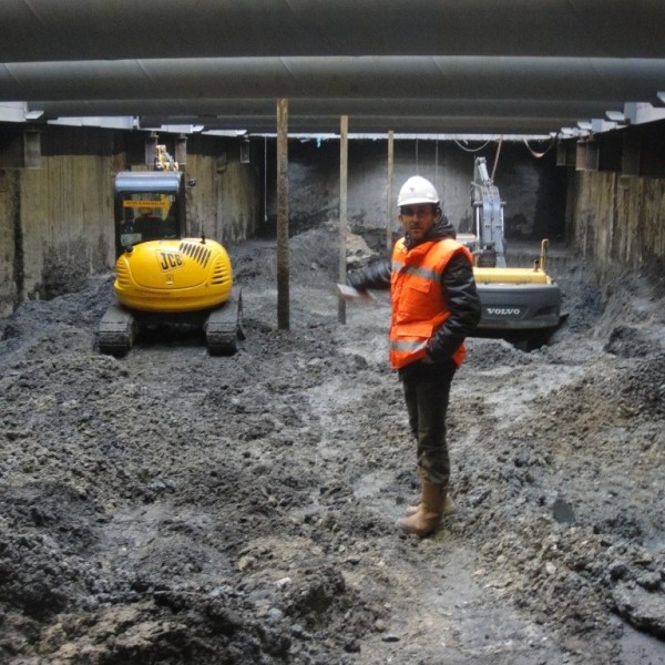 Ventilation Shafts Deep Excavation Project