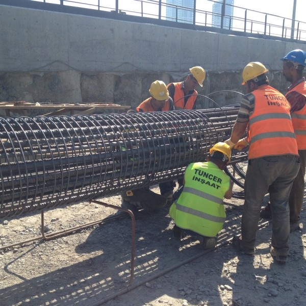 PRF. PILE STEEL CAGES FABRICATION WORKS